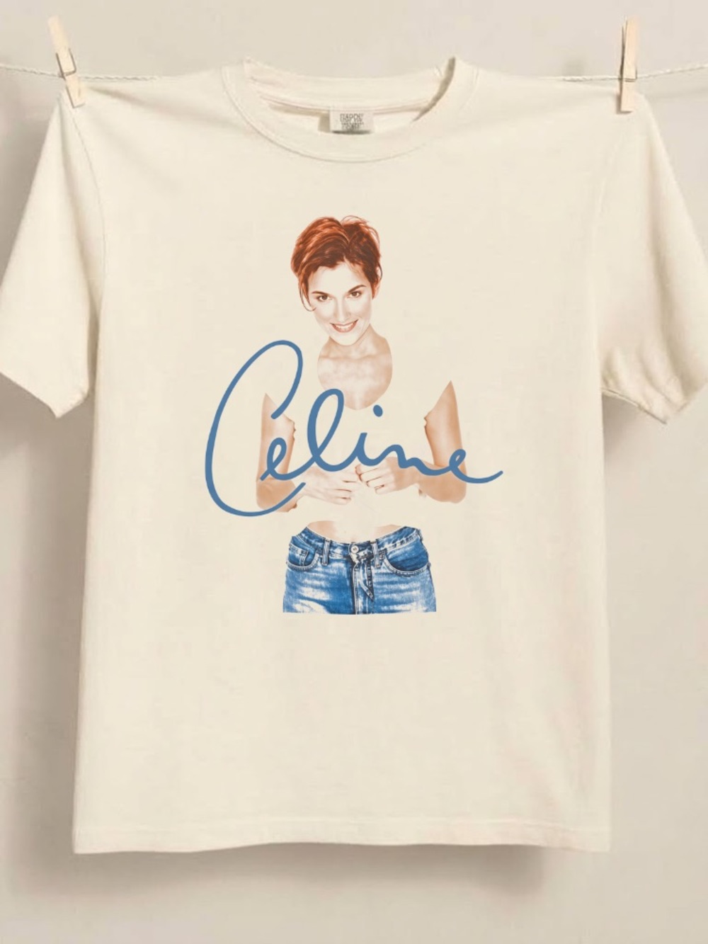 Vintage Celine Dion Fall Into You 1996 Music Comfort Colors Tee